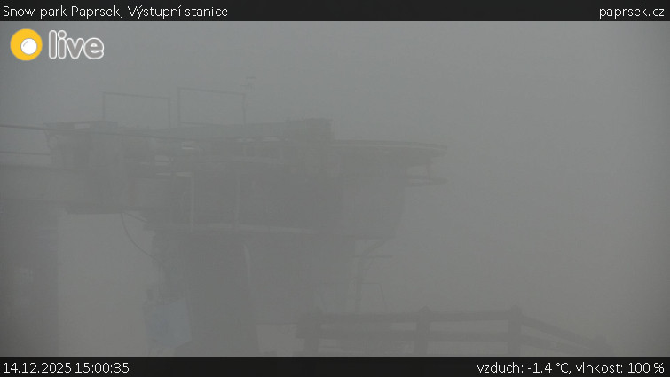 Snow park Paprsek - Výstupní stanice - 14.12.2025 v 15:00