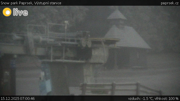 Snow park Paprsek - Výstupní stanice - 15.12.2025 v 07:00