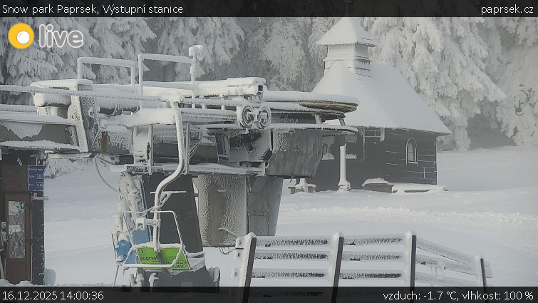 Snow park Paprsek - Výstupní stanice - 16.12.2025 v 14:00