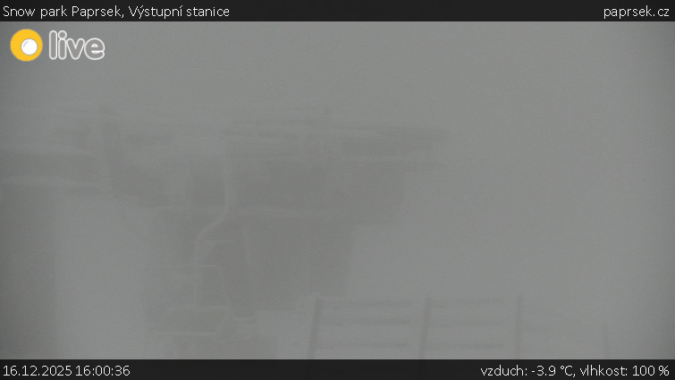 Snow park Paprsek - Výstupní stanice - 16.12.2025 v 16:00