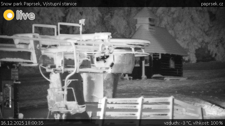 Snow park Paprsek - Výstupní stanice - 16.12.2025 v 18:00