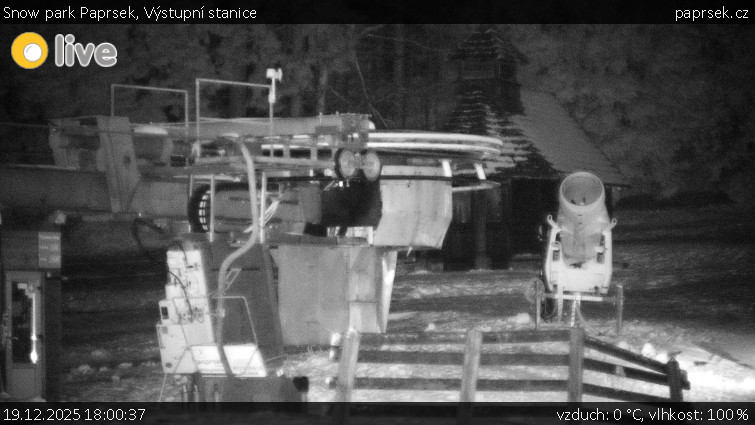 Snow park Paprsek - Výstupní stanice - 19.12.2025 v 18:00