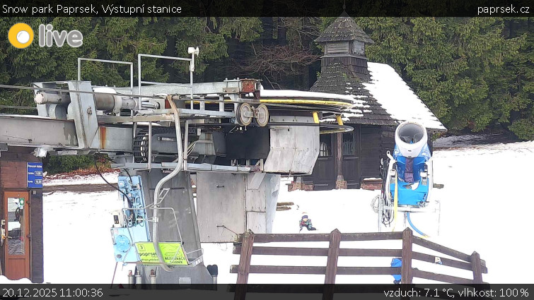 Snow park Paprsek - Výstupní stanice - 20.12.2025 v 11:00
