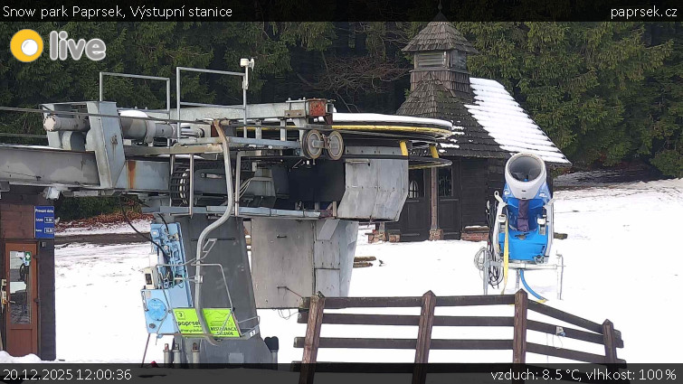 Snow park Paprsek - Výstupní stanice - 20.12.2025 v 12:00
