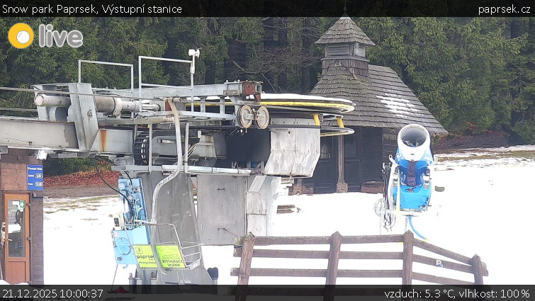 Snow park Paprsek - Výstupní stanice - 21.12.2025 v 10:00