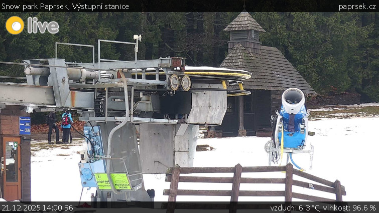 Snow park Paprsek - Výstupní stanice - 21.12.2025 v 14:00
