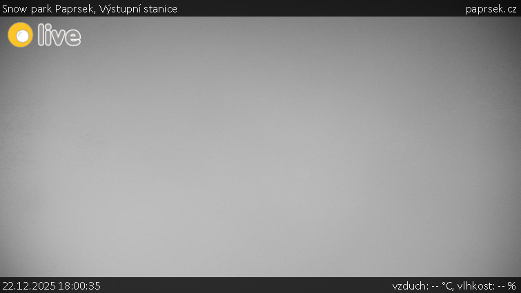 Snow park Paprsek - Výstupní stanice - 22.12.2025 v 18:00