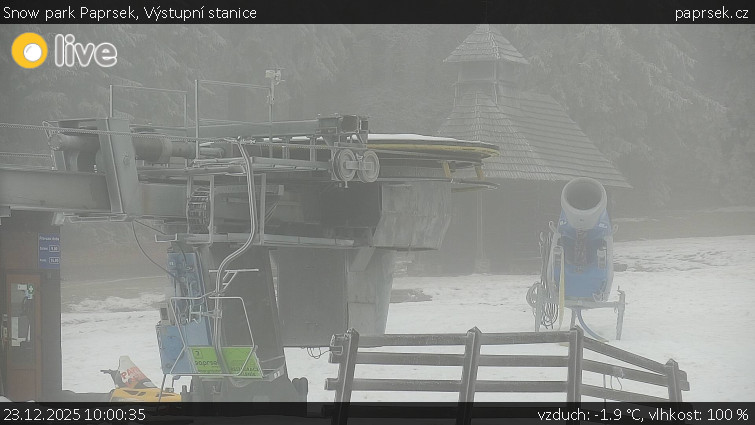 Snow park Paprsek - Výstupní stanice - 23.12.2025 v 10:00