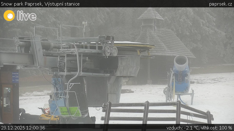 Snow park Paprsek - Výstupní stanice - 23.12.2025 v 12:00