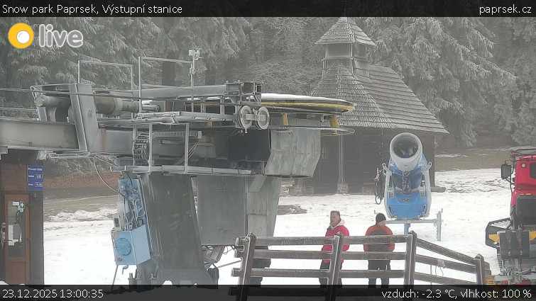 Snow park Paprsek - Výstupní stanice - 23.12.2025 v 13:00