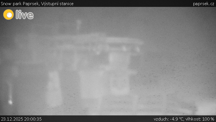 Snow park Paprsek - Výstupní stanice - 23.12.2025 v 20:00