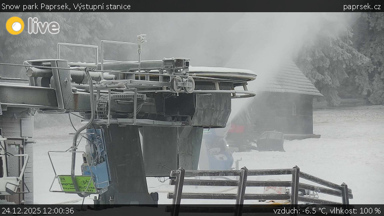 Snow park Paprsek - Výstupní stanice - 24.12.2025 v 12:00