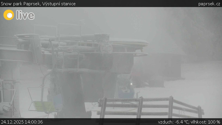 Snow park Paprsek - Výstupní stanice - 24.12.2025 v 14:00