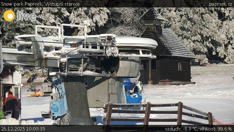 Snow park Paprsek - Výstupní stanice - 25.12.2025 v 10:00