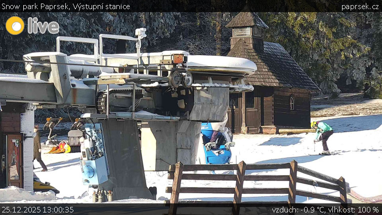 Snow park Paprsek - Výstupní stanice - 25.12.2025 v 13:00