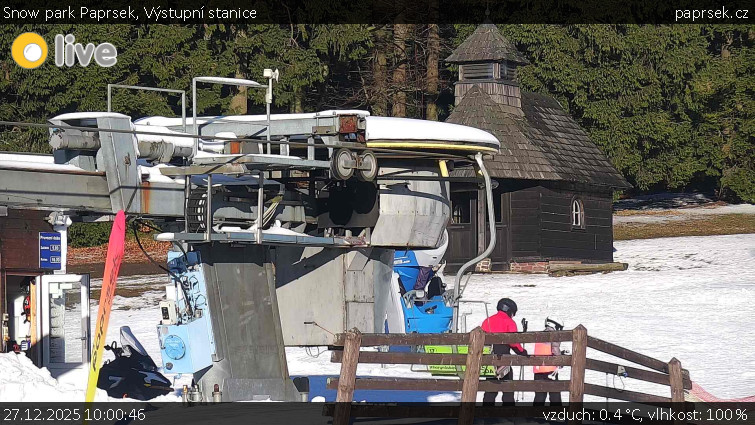 Snow park Paprsek - Výstupní stanice - 27.12.2025 v 10:00
