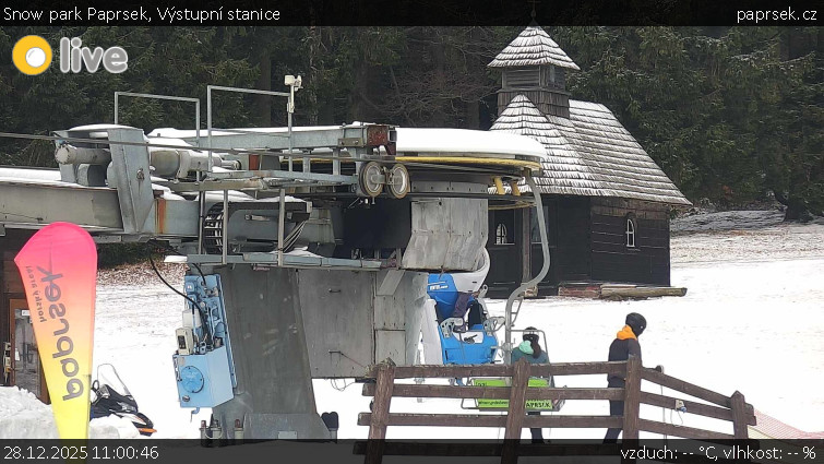 Snow park Paprsek - Výstupní stanice - 28.12.2025 v 11:00