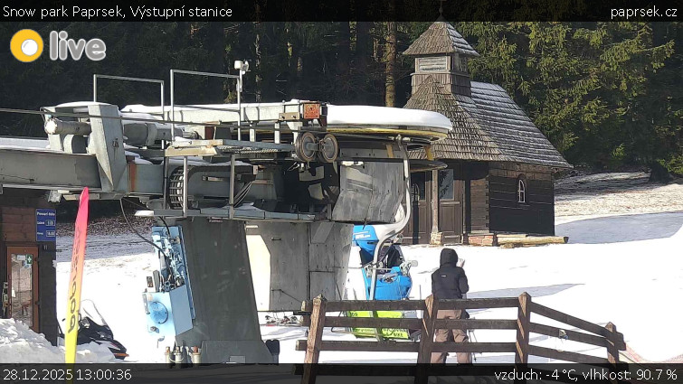 Snow park Paprsek - Výstupní stanice - 28.12.2025 v 13:00