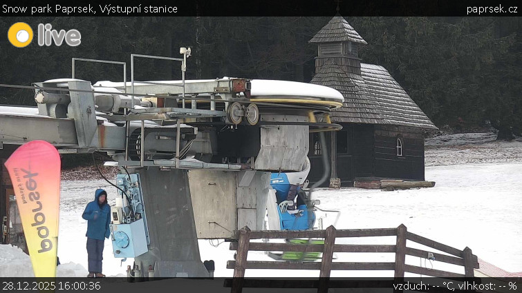 Snow park Paprsek - Výstupní stanice - 28.12.2025 v 16:00