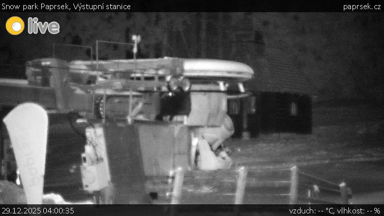 Snow park Paprsek - Výstupní stanice - 29.12.2025 v 04:00