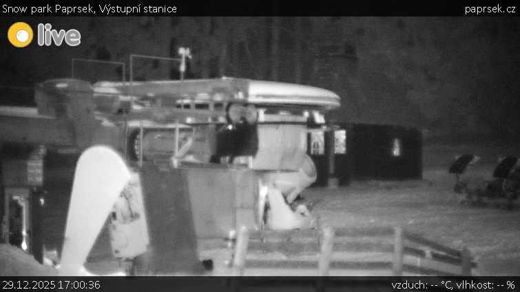 Snow park Paprsek - Výstupní stanice - 29.12.2025 v 17:00