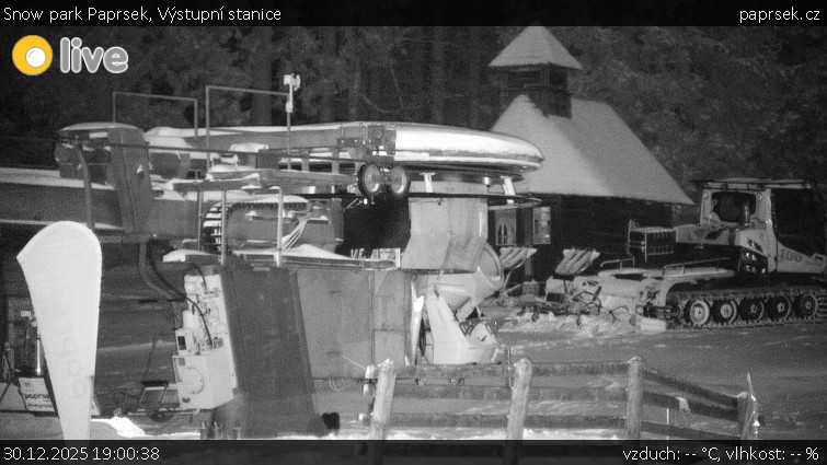 Snow park Paprsek - Výstupní stanice - 30.12.2025 v 19:00