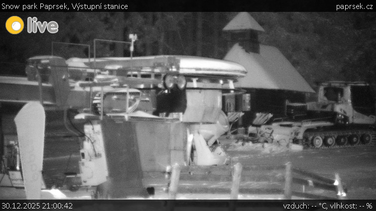 Snow park Paprsek - Výstupní stanice - 30.12.2025 v 21:00