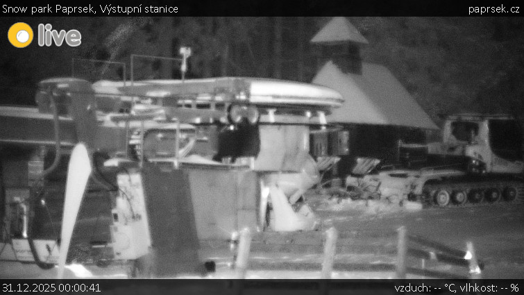 Snow park Paprsek - Výstupní stanice - 31.12.2025 v 00:00