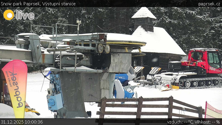 Snow park Paprsek - Výstupní stanice - 31.12.2025 v 10:00