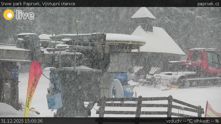 Snow park Paprsek - Výstupní stanice - 31.12.2025 v 15:00