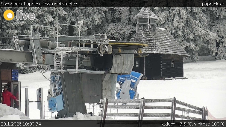 Snow park Paprsek - Výstupní stanice - 29.1.2026 v 10:00