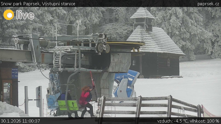 Snow park Paprsek - Výstupní stanice - 30.1.2026 v 11:00