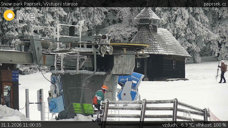 Snow park Paprsek - Výstupní stanice - 31.1.2026 v 11:00