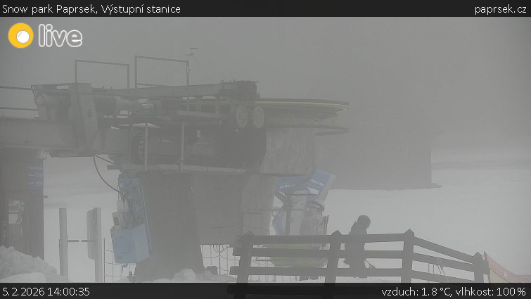 Snow park Paprsek - Výstupní stanice - 5.2.2026 v 14:00