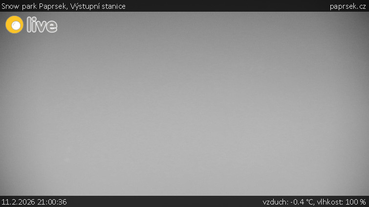 Snow park Paprsek - Výstupní stanice - 11.2.2026 v 21:00