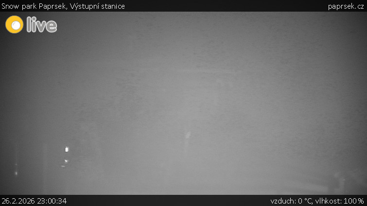 Snow park Paprsek - Výstupní stanice - 26.2.2026 v 23:00