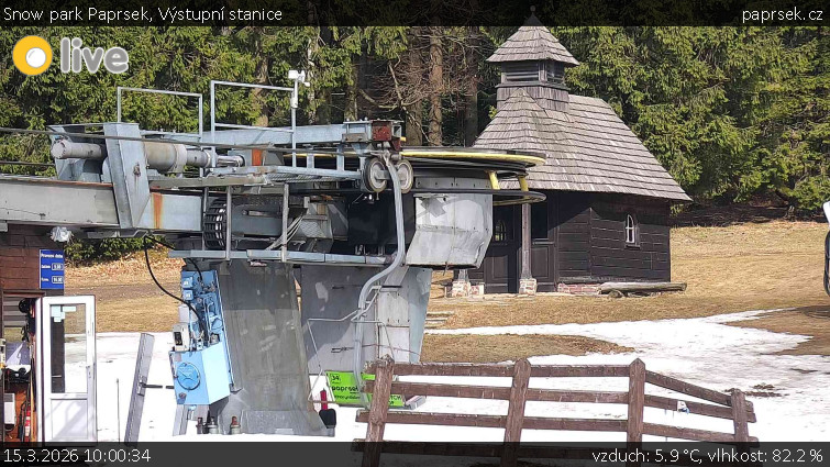 Snow park Paprsek - Výstupní stanice - 15.3.2026 v 10:00