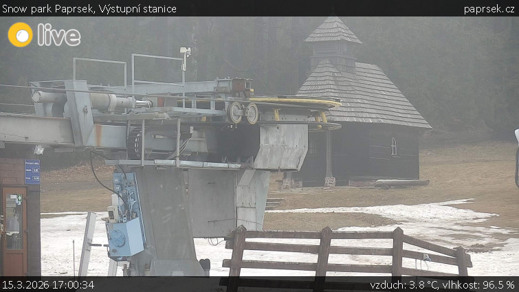 Snow park Paprsek - Výstupní stanice - 15.3.2026 v 17:00