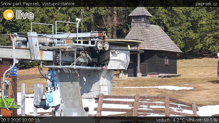 Snow park Paprsek - Výstupní stanice - 20.3.2026 v 10:00