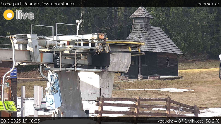 Snow park Paprsek - Výstupní stanice - 20.3.2026 v 16:00