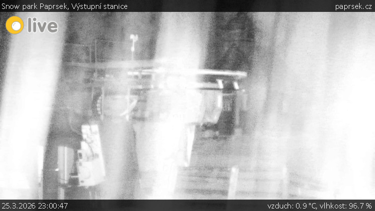 Snow park Paprsek - Výstupní stanice - 25.3.2026 v 23:00
