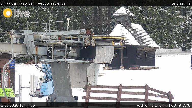 Snow park Paprsek - Výstupní stanice - 26.3.2026 v 15:00