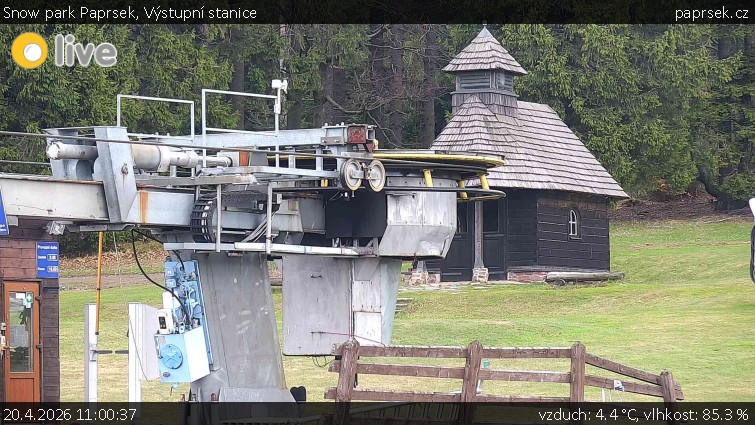 Snow park Paprsek - Výstupní stanice - 20.4.2026 v 11:00