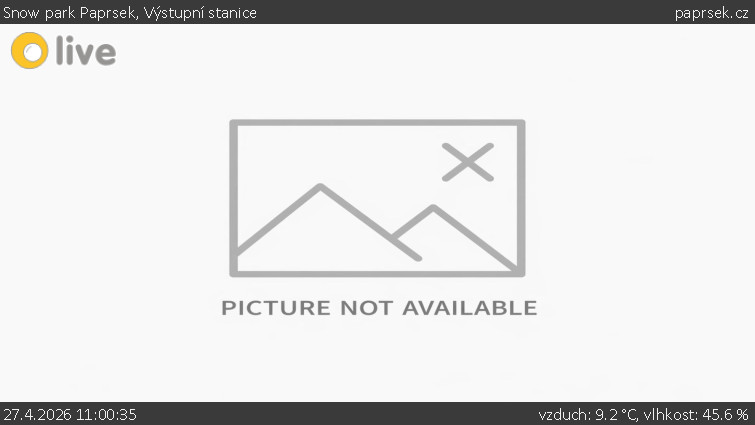 Snow park Paprsek - Výstupní stanice - 27.4.2026 v 11:00