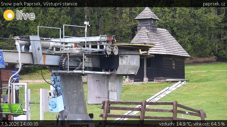Snow park Paprsek - Výstupní stanice - 7.5.2026 v 14:00