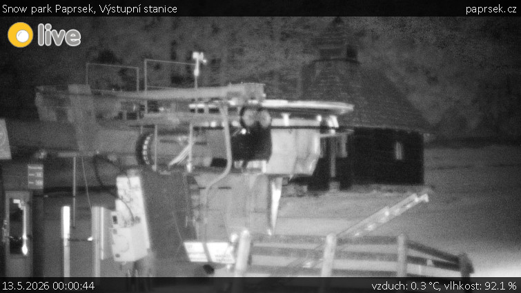 Snow park Paprsek - Výstupní stanice - 13.5.2026 v 00:00