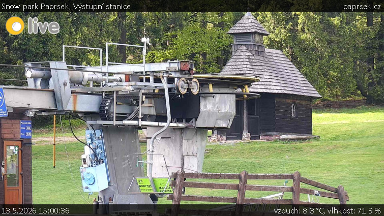 Snow park Paprsek - Výstupní stanice - 13.5.2026 v 15:00