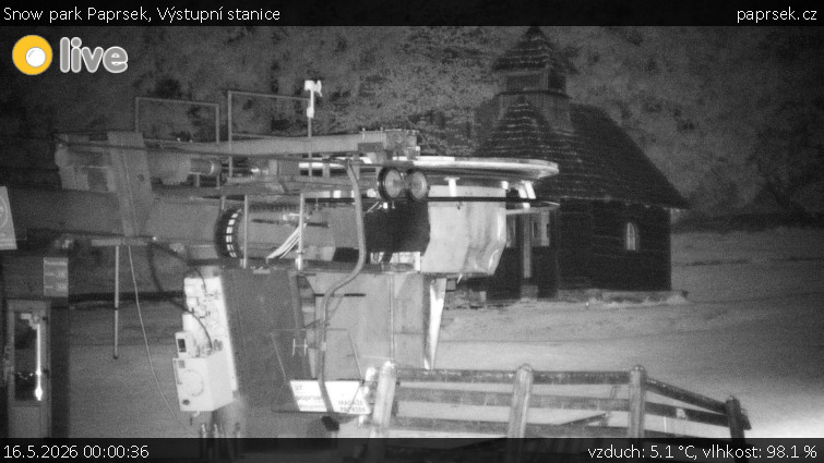 Snow park Paprsek - Výstupní stanice - 16.5.2026 v 00:00
