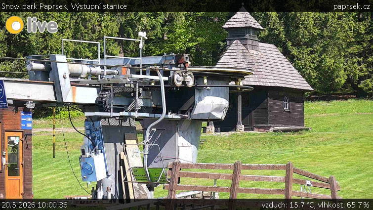 Snow park Paprsek - Výstupní stanice - 20.5.2026 v 10:00