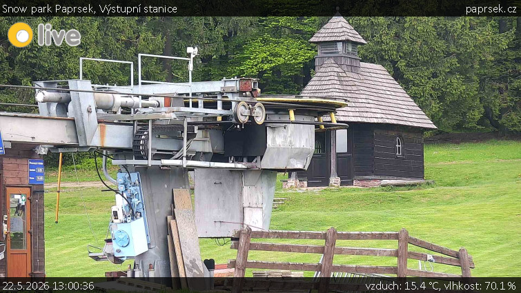 Snow park Paprsek - Výstupní stanice - 22.5.2026 v 13:00